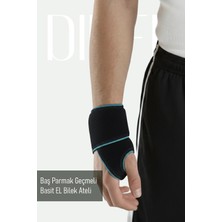 Baş Parmak Geçmeli Basit El Bilek Ateli Aktif Sabitleme Ağrı Sağ&sol Uyumlu Ortopedik