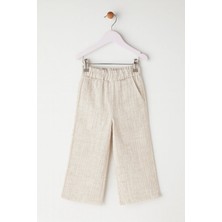 Esila Kids Kız Çocuk Pantolon Bej Renk Mevsimlik Alt