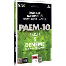 Yargı Yayınevi 2026 Paem Komiser Yardımcılığı Sınavlarına Hazırlık Radar 5 Deneme