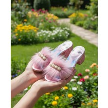 SGF Kids Pembe Terlik Cam Kırığı Çocuk Karakterli Terlik