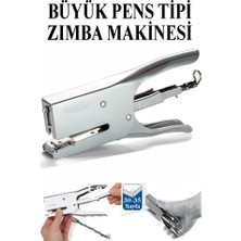 ArtMaster Pens Zımba Makinesi 24/6 1 Adet Norex Pens Tipi Çelik Büyük Zımba Makinası 30 35 Sayfa Ofis Büro Okul Öğrenci Büyük Boy