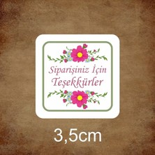 Butik Teşekkürler 15 - Yapışkanlı Etiket Stickers- 70 ADET