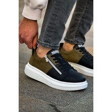 Verto RS601 - Lüx Süet Erkek Ayakkabı Sıyah / Hakı