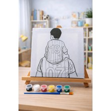 3DreaMaker Fenerbahçe Forması Temalı Tuval Boyama Seti (20CM x 20CM)