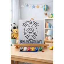 3DreaMaker Galatasaray Tuval Boyama Seti (20CM x 20CM)