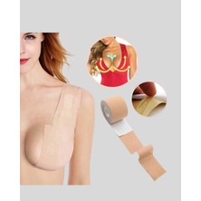 Moresun Buğz Askısız Görünmez Göğüs Bandı – Dekolteli Kıyafetler Için Destekleyici Bant - Buğz