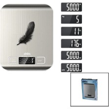 Moresun Buğz Mutfak Tartısı Terazi Inox LCD Ekran 5kg/1gr