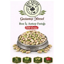 Saf Antep Boz Antep Fıstığı Ici Taneli Gaziantep Yöresinden Yeni Mahsul 500 gr