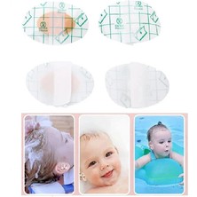 Moresun Buğz 20 Adet Bebek Banyo Havuz Kulak Bandı -Şeffaf Su Geçirmez Yapışkanlı Bant Kuaför Bandı