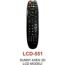 Moresun Buğz Sunny - Axen 3D Serisi Tv Kumandası LCD 551