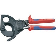 Knipex 95 31 280MM Cırcır Mekanizmalı Kablo Makası