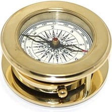 Moresun Buğz Ahşap Kutulu Pirinç Mercekli Pusula 16040 - Buğz