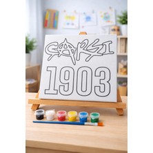 3DreaMaker Beşiktaş Temalı Tuval Boyama Seti (20CM x 20CM)