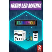 Moresun Buğz Digital Araba Yazısı Ekran Matrix En Büyük Boy Matrix LED Panel 19*96 Pıxel - Buğz