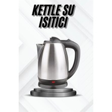 Moresun Buğz Kettle Su Isıtıcı C F Priz Uyumlu 220 - 240 V Paslanmaz Çelik Kablolu - Buğz