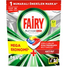 4 Adet Fairy Platinum Plus Tablet 57'li 884 G