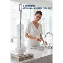 Moresun Buğz Premium Lüks Şişe ve Biberon Fırçası - Ultra Dayanıklı Profesyonel Temizlik & Kristal Parlaklık