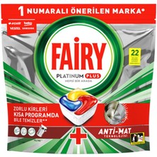 6 Adet Fairy Platinum Plus Limon Kokulu Tablet 22'li 341 G