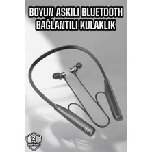 Moresun Buğz Boyun Bantlı Bluetooth Kulaklık Yüksek Ses Kaliteli 100 Saat Kulaklık - Buğz