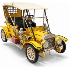 Hediyemio Dekoratif Metal Nostaljik Araba – Vintage Klasik Otomobil Masa ve Raf Dekoru