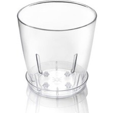 6 Adet Poliwork Vanda Tabaklı Orkide Saksı 1,6  Lt