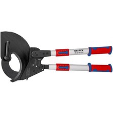 Knipex 95 32 100 650-860MM Teleskopik Kollu Cırcırlı Kablo Makası