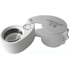 Moresun Buğz Mini 40X25MM Takı Büyüteç, Cep Büyüteç, Teftiş, Elmas Pullar, Madeni Kontrol Lup MG21011 - Buğz