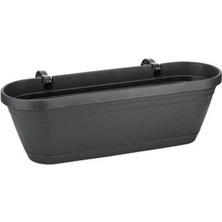 6 Adet Poliwork Nergiz Balkon Saksı 7,5 Lt