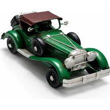 Hediyemio Dekoratif Metal Nostaljik Araba – Vintage Klasik Araba Masa ve Raf Dekoru