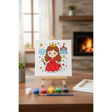 3DreaMaker Çocuk Tuval Boyama Seti (Pamuk Prenses)