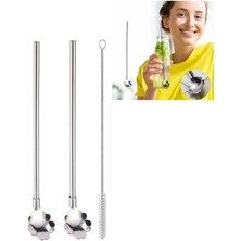 Moresun Buğz Paslanmaz Metal 2 Li Kaşıklı Pipet Fırça Seti