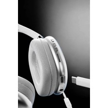 Moresun Buğz P9 Air Max Kablosuz 5.0 Mikrofonlu Bluetooth Kulaklık Beyaz Yüksek Ses Kaliteli - Buğz