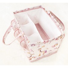 Moresun Buğz Baby Kullanımı Kolay Desenli Taşınabilir Bakım Çantası (Pembe) ( Buğz )