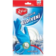 5 Adet Roll-Up Temizlik Eldiveni Medium