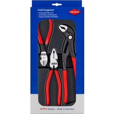 Knipex 00 20 10 3’lü Ağır Tip Pense Seti