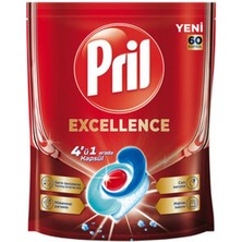 2 Adet Pril Excellence Bulaşık Kapsülü 60'lı 1.086 G