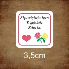 Butik Thank You 21 - Yapışkanlı Etiket Stickers- 70 ADET