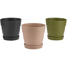 1 Adet Poliwork Manolya Saksı 4 Lt