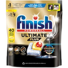 1 Adet Finish Ultimate Plus Limon 40 Tablet 488 G