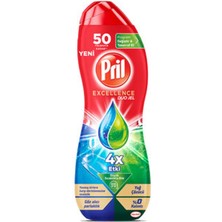 3 Adet Pril Excellence Duo Jel 900 ml (50 Yıkama) Yağ Çözücü