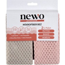 5 Adet Newo Mikrofiber Bez 2'li