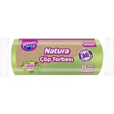6 Adet Parex Natura Çöp Torbası Orta Boy 15'li