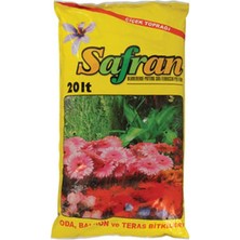 1 Adet Safran Torf Saksı Çiçek Toprağı 20 L