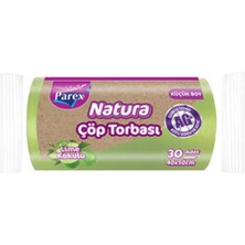 2 Adet Parex Natura Çöp Torbası Lime Kokulu Küçük Boy 30'lu