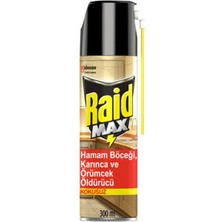 1 Adet Raid Böceksavar Max Aerosol 300 ml