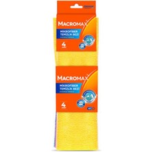 4 Adet Macromax Açık Mikrofiber Bez 4'lü