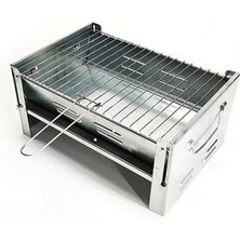 3 Adet Közgrill Galvaniz Katlanır Mangal 27 x 40 cm