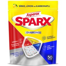 5 Adet Asperox Sparx Diamond Bulaşık Makinesi Kapsülü 50'li 585 G