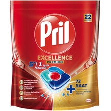 4 Adet Pril Excellence Premium 5'i1 Arada Kapsül 22'li 409.2G