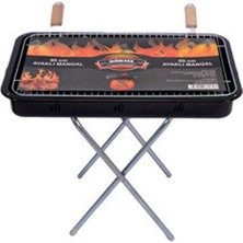 3 Adet Dörtel Ayaklı Mangal 60 cm